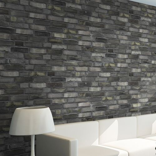 Carta da parati classica - BRIQUES BRD54 - LGD01 décor mural sur mesure - a motivi / aspetto mattone / colore personalizzabile