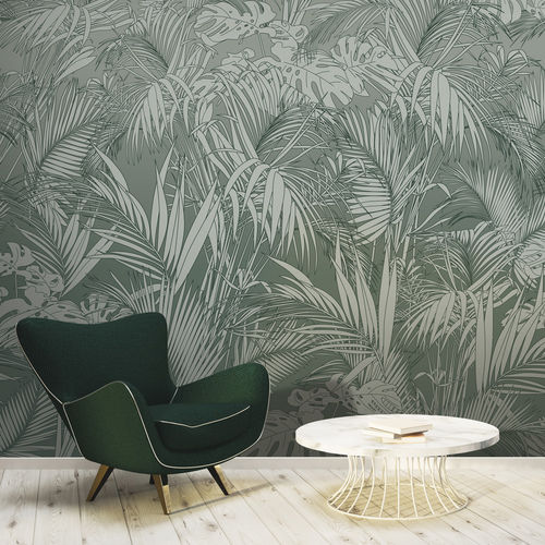 Carta da parati contemporanea - PALM PL4103 - LGD01 décor mural sur mesure - con motivi naturali / con motivi floreali / panoramica