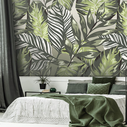 Carta da parati contemporanea - FOLIUM FL3718 - LGD01 décor mural sur mesure - con motivi naturali / floreale / panoramica