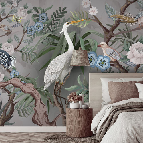 Carta da parati contemporanea - ARDEA - LGD01 décor mural sur mesure - con motivi naturali / con motivi floreali / panoramica