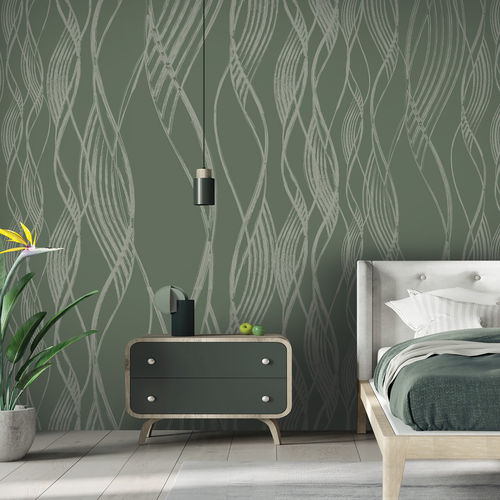 Carta da parati contemporanea - LINEA LA4020 - LGD01 décor mural sur mesure - panoramica / con motivi geometrici / con motivo astratto