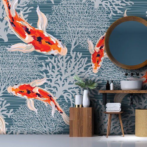 Carta da parati contemporanea - KORAY KY6205 - LGD01 décor mural sur mesure - con motivi naturali / panoramica / con animali