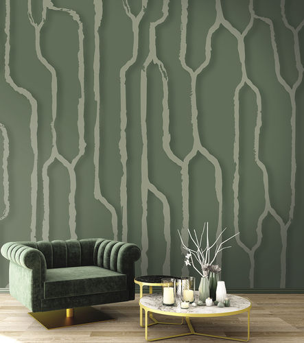 Carta da parati contemporanea - TRATTU TR6184 - LGD01 décor mural sur mesure - panoramica / con motivi geometrici / con motivo astratto