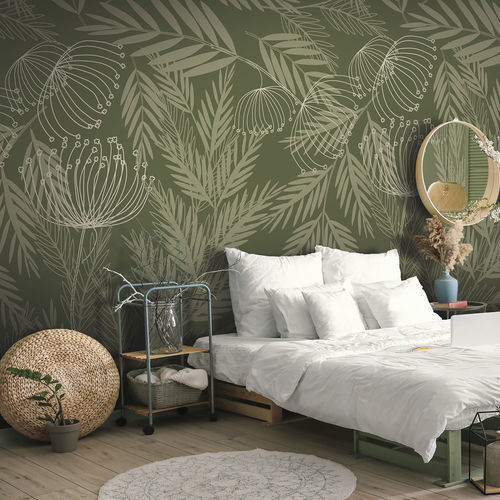 Carta da parati contemporanea - JUBEA JB5237 - LGD01 décor mural sur mesure - con motivi naturali / con motivi floreali / panoramica