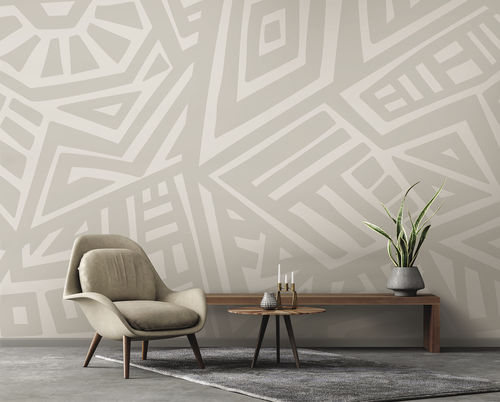 Carta da parati contemporanea - TSARIN TS0209 - LGD01 décor mural sur mesure - panoramica / geometrica / a righe