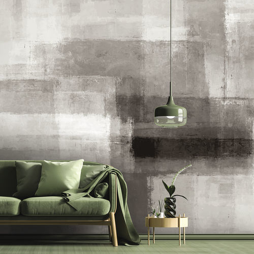 Carta da parati contemporanea - PENTI PE5274 - LGD01 décor mural sur mesure - panoramica / grigia / in tessuto non tessuto