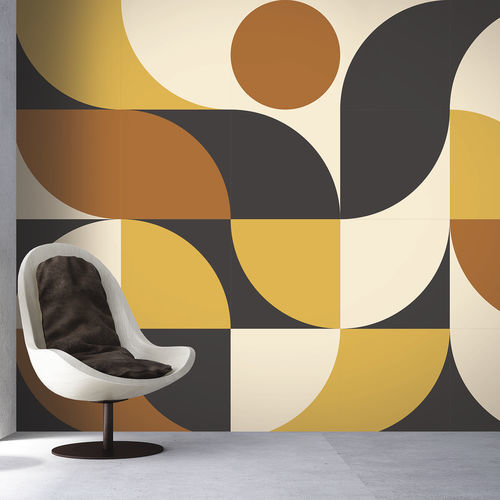 Carta da parati vintage - ARTIUM AM9047 - LGD01 décor mural sur mesure - panoramica / geometrica / beige
