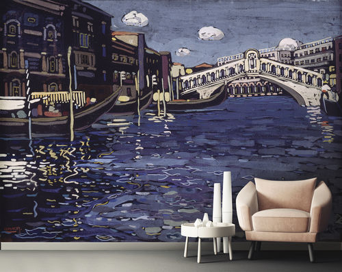 Carta da parati in stile - PONT DU RIALTO LGD45-000269-01 - LGD01 décor mural sur mesure - panoramica / in tessuto non tessuto / lavabile