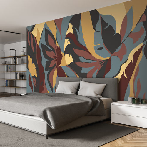 Carta da parati contemporanea - PARTUM - LGD01 décor mural sur mesure - con motivi naturali / con motivi floreali / panoramica