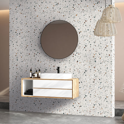 Carta da parati design - TERRAZZO - LGD01 décor mural sur mesure - panoramica / aspetto carta da parati / colore personalizzabile