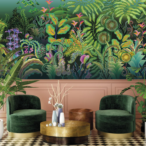 Carta da parati contemporanea - FOISON - LGD01 décor mural sur mesure - con motivi naturali / con motivi floreali / panoramica
