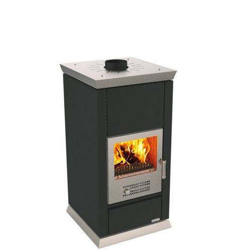 Stufa a legna - TS 60 SF - RIZZOLI - 5 kW...10 kW / contemporanea / in metallo