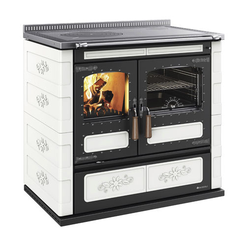 Blocco cottura a legna - L 90 - RIZZOLI - 1  fuoco / 1 forno / classe A+