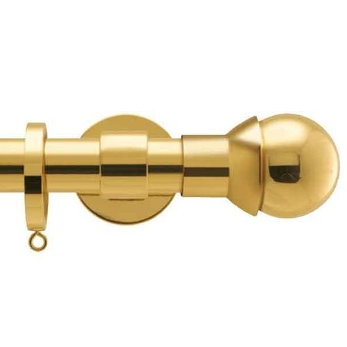 Bastone per tende in ottone - LUX  - MOTTURA SpA - con azionamento manuale / per installazioni a soffitto / con fissaggio murale