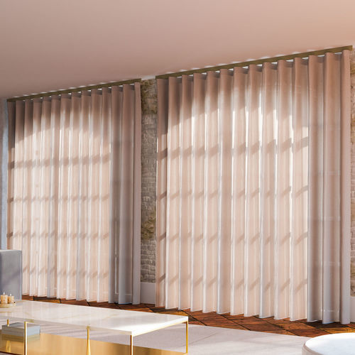Binario per tende per installazioni a soffitto - CLASS  - MOTTURA SpA - con fissaggio murale / con azionamento manuale / per tende arricciate