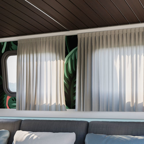 Binario per tende per installazioni a soffitto - ZENITH - MOTTURA SpA - con fissaggio murale / con azionamento manuale / per tende arricciate