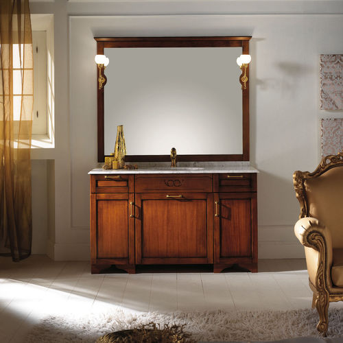 Mobile lavabo da appoggio - WINDSOR - BMT Bagni - in legno / classico / con cassetti