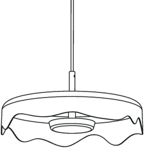 Lampada a sospensione - COTTON FLAT - Orbit NV - in vetro / contemporanea / con cavo
