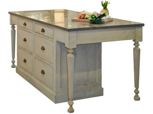 Cucina classica - HERBORISTE - PROVENCE & FILS - in legno / con isola / con impugnature