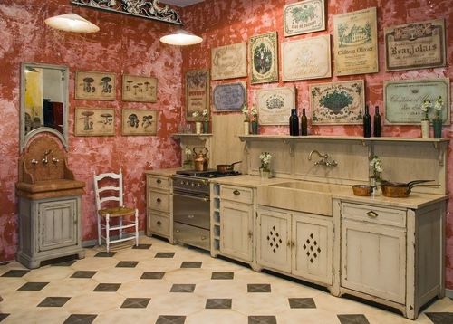 Cucina classica - MÈRE MICHEL - PROVENCE & FILS - in legno massiccio / in legno / con impugnature