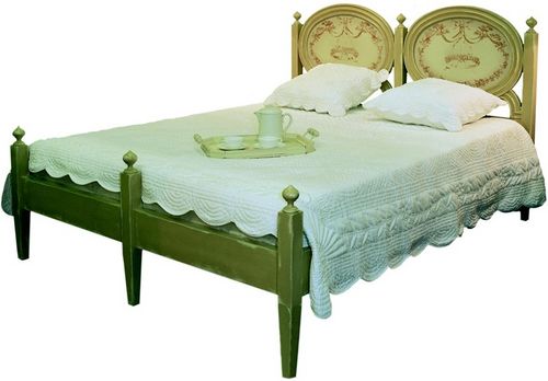 Letto matrimoniale - FADO - PROVENCE & FILS - classico / in legno / 160x200 cm
