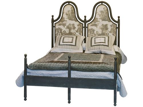 Letto matrimoniale - TOSCAN - PROVENCE & FILS - classico / in tessuto / 140x200 cm