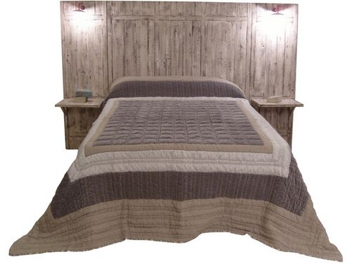 Testiera per letto matrimoniale - CAMPAGNE - PROVENCE & FILS - classica / in tessuto