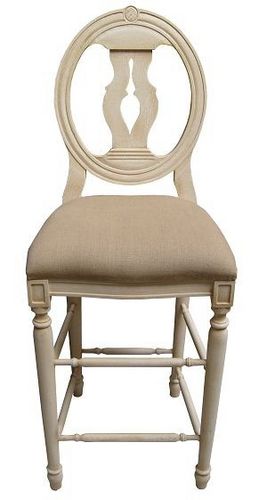 Sedia alta classica - COTTON - PROVENCE & FILS - in legno / in legno / per uso residenziale