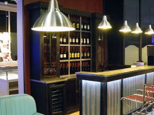 Cantinetta professionale - VINOTHEQUE - PROVENCE & FILS - da incasso / in rovere / vetrata