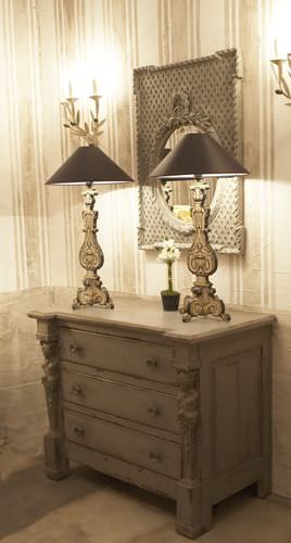 Cassettone classico - CARIATIDES  - PROVENCE & FILS - in legno / non specificato / beige