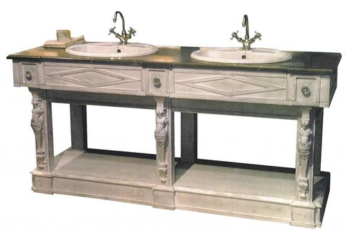 Mobile lavabo da appoggio - THERMES - PROVENCE & FILS - in legno / classico