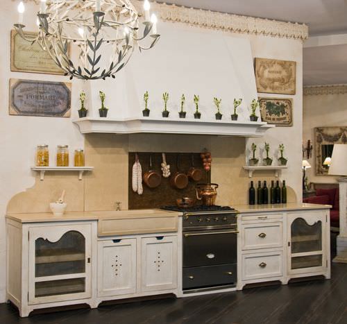 Cucina contemporanea - PERIGNON - PROVENCE & FILS - in legno / con impugnature / laccata