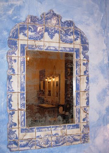 Specchio a muro - AZULEJOS - PROVENCE & FILS - classico / rettangolare