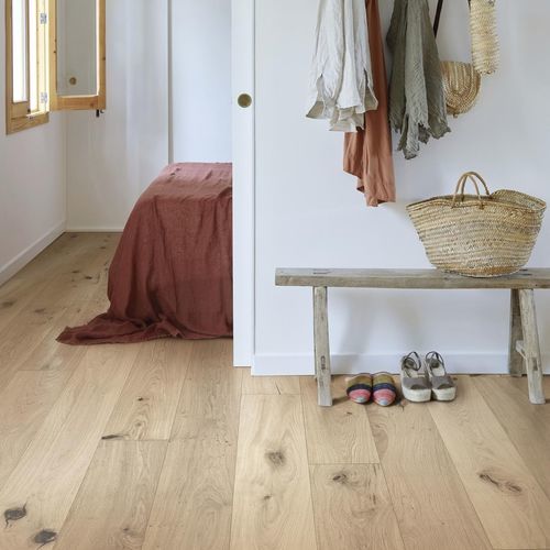 Parquet multistrato - OAK EDELWEISS  - Upofloor - in picea / in pino / spazzolato