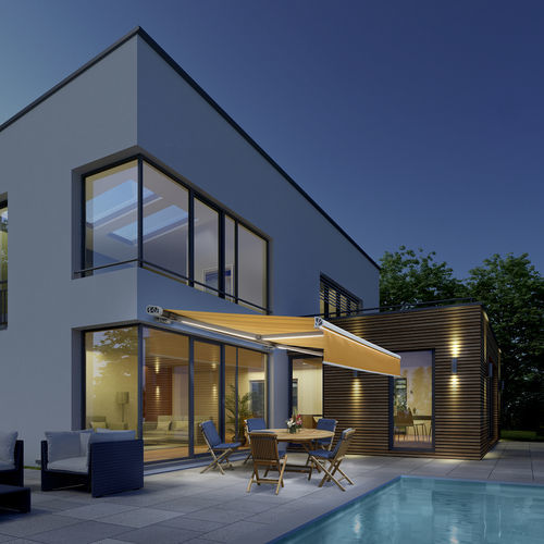 Tenda da sole a cassonetto - ARTEMIS - SOLISO EUROPE - a motore / per terrazza / colore personalizzabile