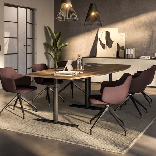 Scrivania per open space - MONTEVO - ASSMANN BÜROMÖBEL GMBH & CO. KG - da terra / da 2 persone / contemporanea