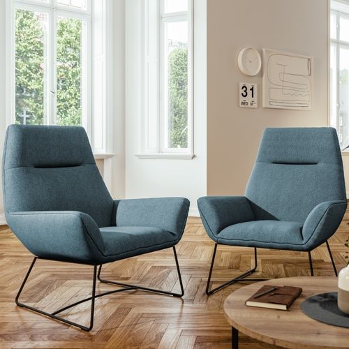 Poltrona contemporanea - LIVORNO - ASSMANN BÜROMÖBEL GMBH & CO. KG - in tessuto / in pelle / in filo metallico