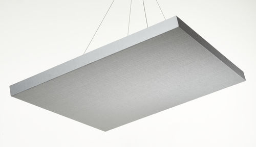 Pannello acustico per soffitto - ECHOCLOUD: DEEP CLOUD - Kirei USA - in PET / rettangolare / professionale