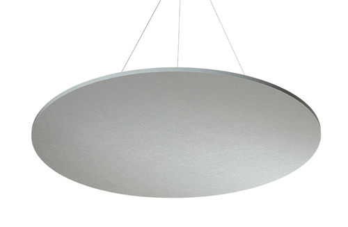 Pannello acustico per soffitto - ECHOCLOUD: FLAT CLOUD - Kirei USA - in PET / tondo / professionale