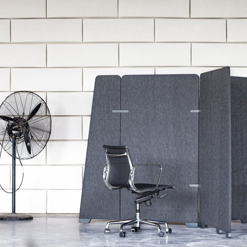 Paravento contemporaneo - ECHOPANEL: WRAP - Kirei USA - in plastica / contract