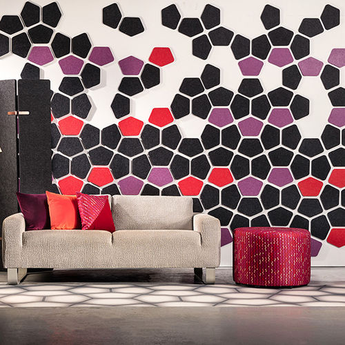 Piastrella in plastica - ECHOPANEL: GEOMETRY  - Kirei USA - a rilievo / da interno / da parete