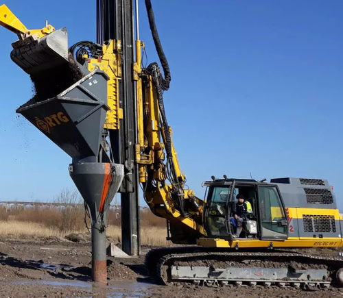 Colonna di ghiaia per consolidamento terreni - FRANKI FOUNDATIONS BELGIUM
