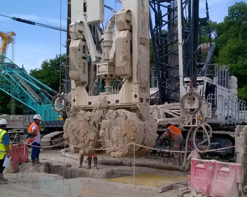 Palancola in metallo - DIAPHRAGM WALL - FRANKI FOUNDATIONS BELGIUM
