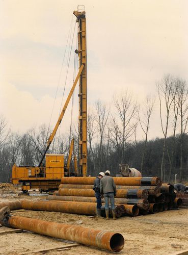 Palo infisso battuto con tuboforma - BAWANG - FRANKI FOUNDATIONS BELGIUM - in acciaio / di fondazione