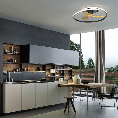 Ventilatore da soffitto da interno - OCEAN  - Mantra - in legno / in metallo / con LED integrati