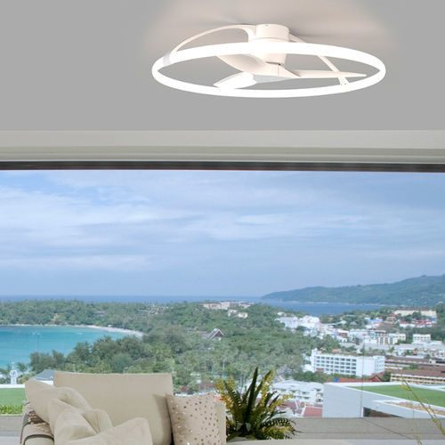 Ventilatore da soffitto da interno - NEPAL  - Mantra - in legno / in metallo / con LED integrati
