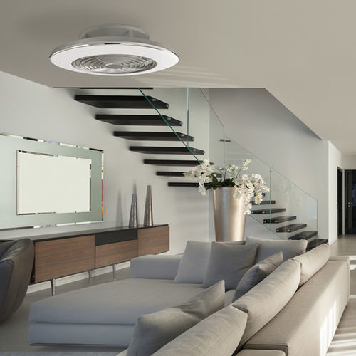 Ventilatore da soffitto da interno - ALISIO  - Mantra - in legno / in metallo / con LED integrati