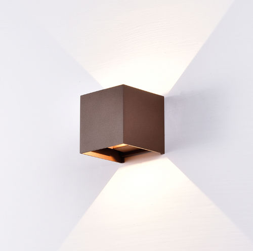 Applique contemporanea - DAVOS - Mantra - da esterno / in alluminio / rettangolare