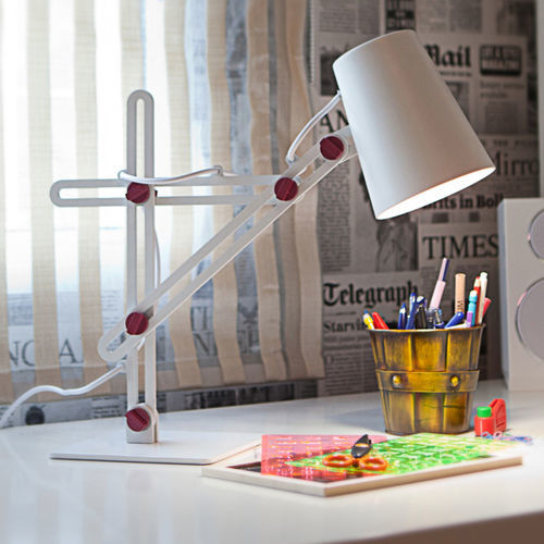 Lampada da tavolo - LOOKER  - Mantra - in alluminio / in legno / contemporanea