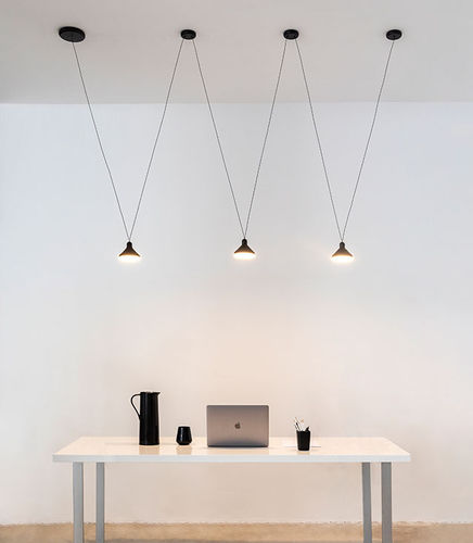 Lampada a sospensione - SIRIO  - Mantra - in alluminio / in acrilico / contemporanea